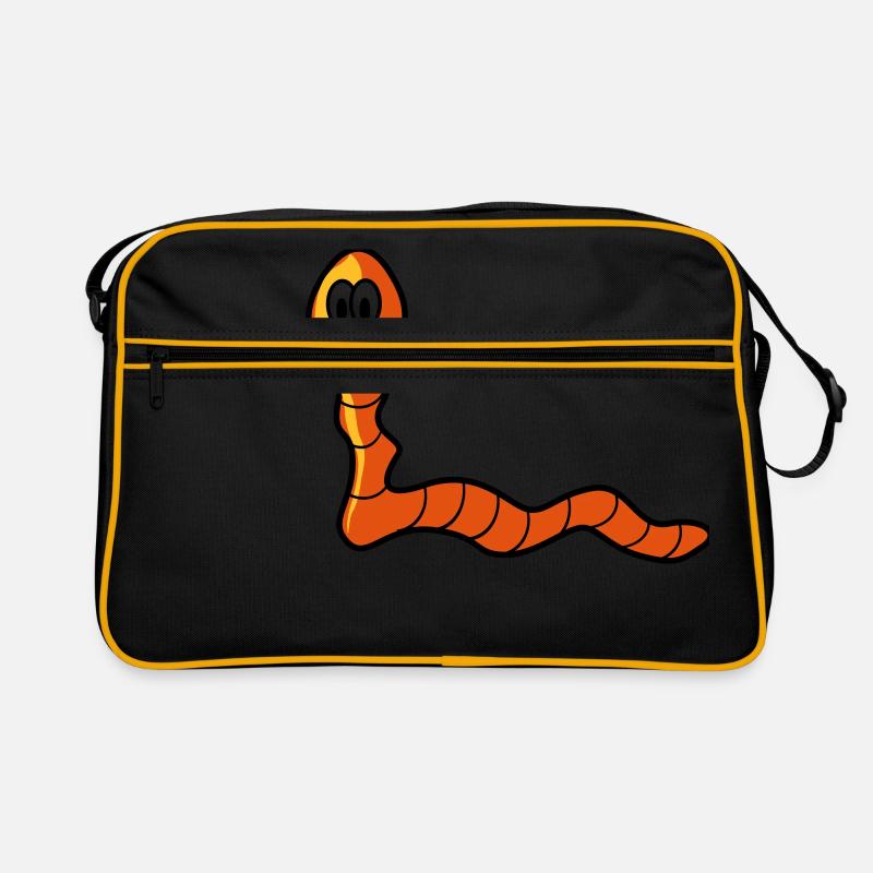 Earthworm worm Retro Bag