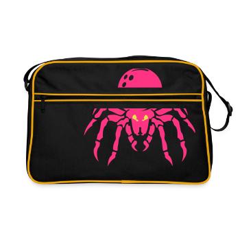 bowling spider balloon - Retro Bag - black/gold - Front