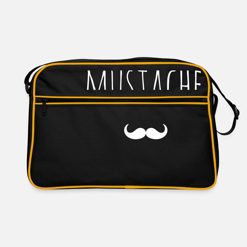 Mustache beard gift idea Retro Bag