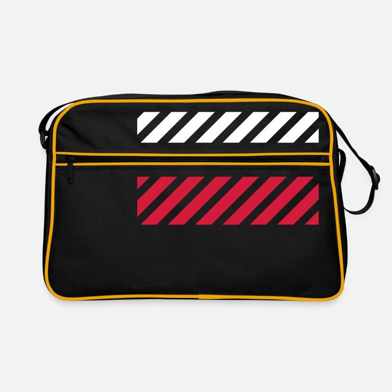 Drapeau rayé Pologne Sac Retro