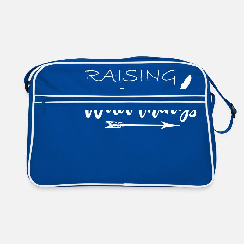 Raising wild things cute mom - mutter Retro Tasche