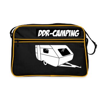 QEK Aero DDR camping - Retro Bag - black/gold - Front
