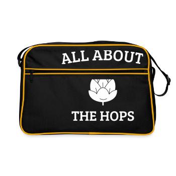 All about the hops - Retro Bag - black/gold - Front