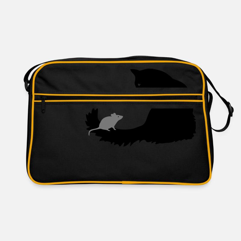Katze und maus Retro Tasche