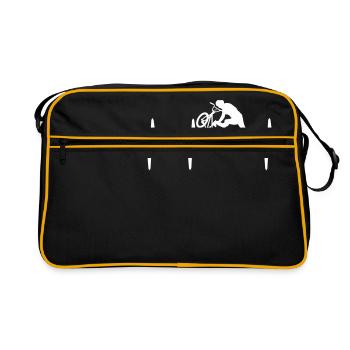 Heart Beat cycle - Sac Retro - noir/or - Devant
