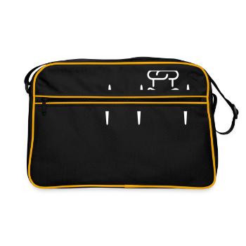 Heart Beat Cook - Retro Bag - black/gold - Front