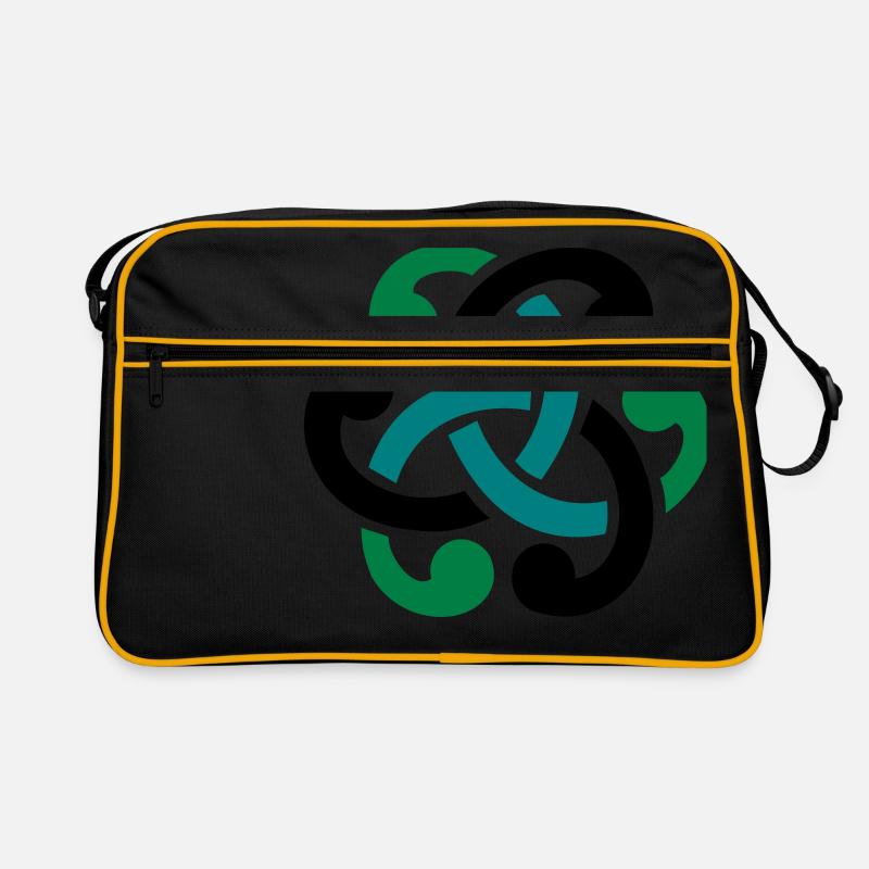 Celtic knot vector Retro Bag