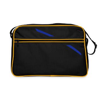 Ligne bleue - Sac Retro - noir/or - Devant
