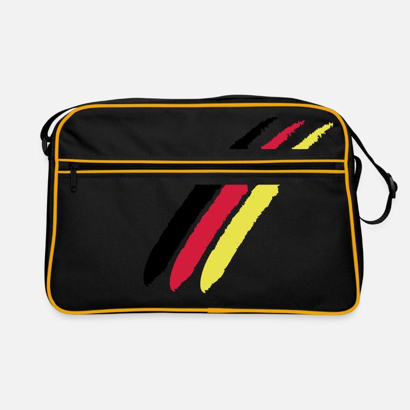 Deutschland Deutsch Fan Geschenk Retro Tasche