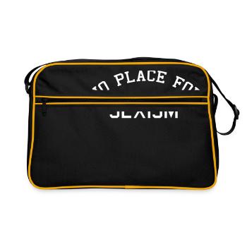 No place for sexism - Retro Bag - black/gold - Front