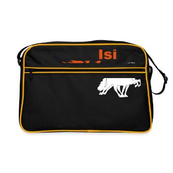 Isi Rider - Retro Tasche - Schwarz/Gold - Vorne