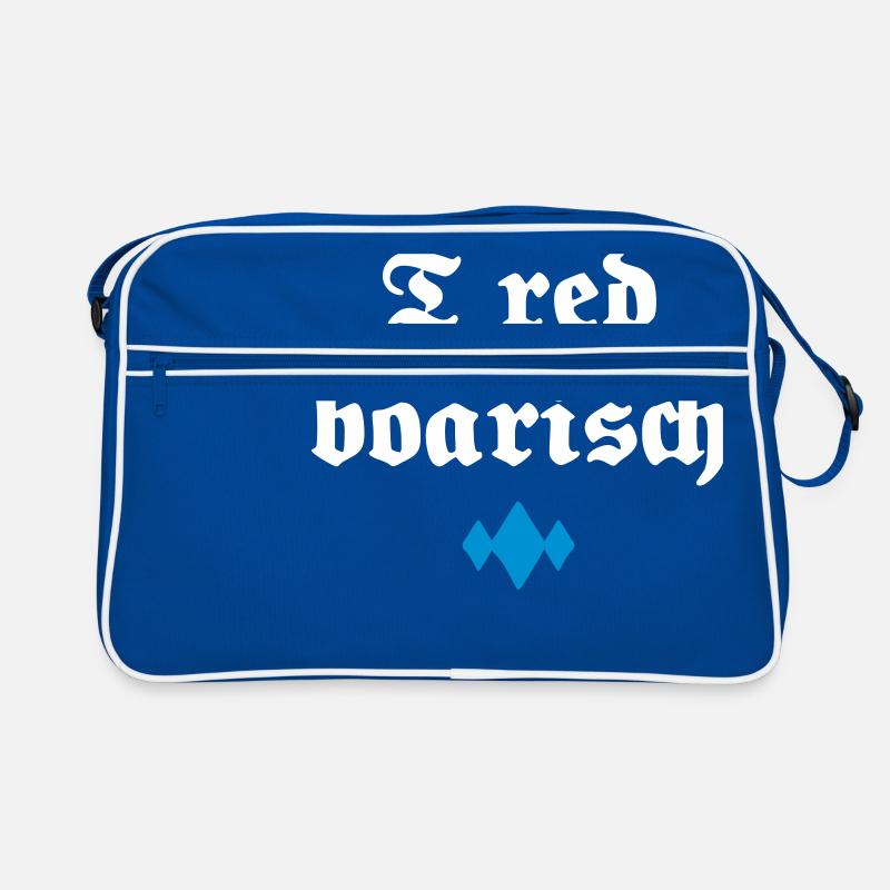 Je rouge sanglier - idée cadeau pour la Bavière Sac Retro