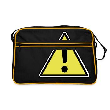 Attention - Retro Bag - black/gold - Front