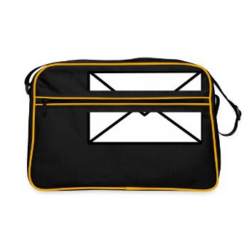 Lettre - Sac Retro - noir/or - Devant
