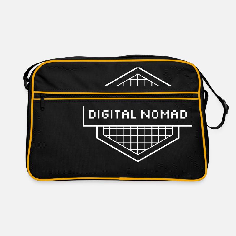 Digital Nomad - Digitaler Nomade Retro Tasche