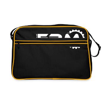 Musique électronique de corps - EBM (Vector) - Sac Retro - noir/or - Devant