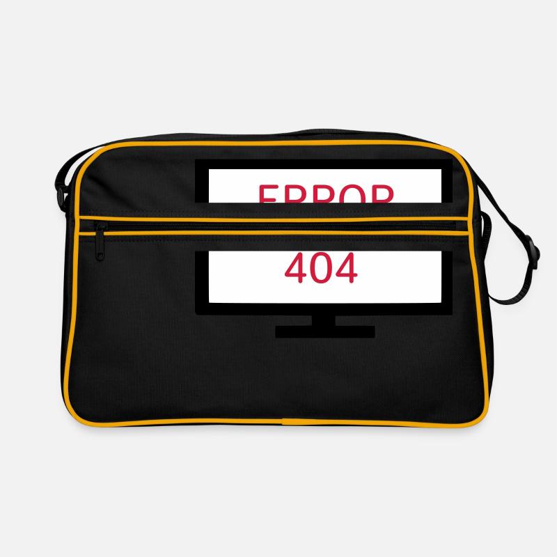 Computer Error 404 Retro Bag