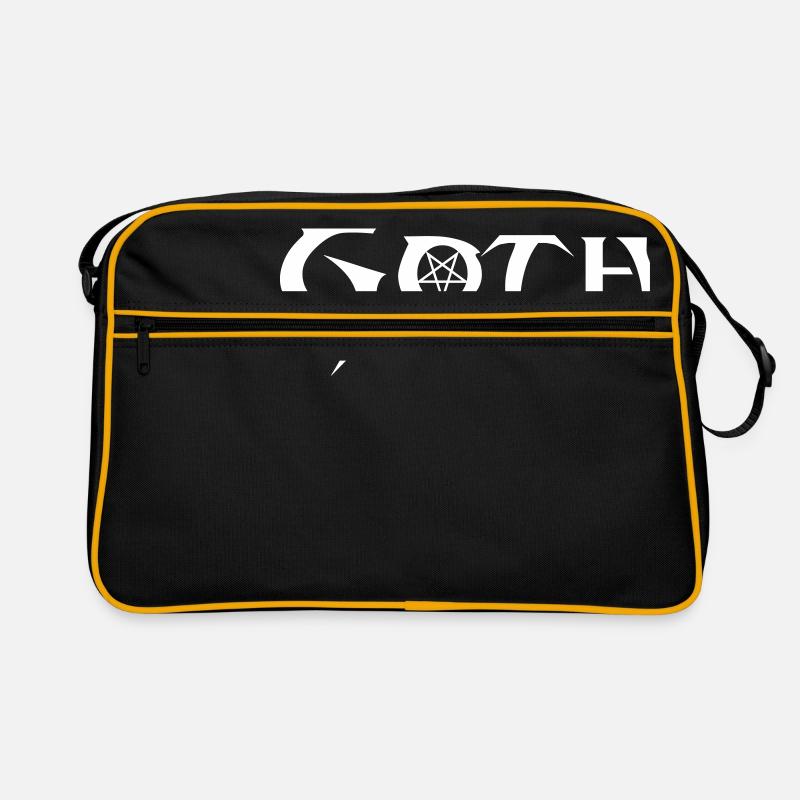goth - Sac Retro - noir/or