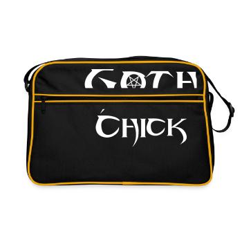 Goth Chick (Vector) - Sac Retro - noir/or - Devant