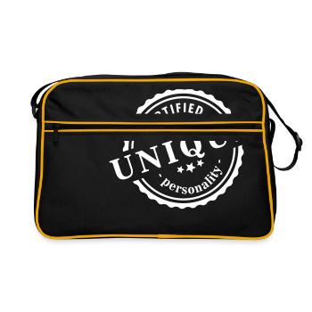 Design Certified Unique personality - Sac Retro - noir/or - Devant
