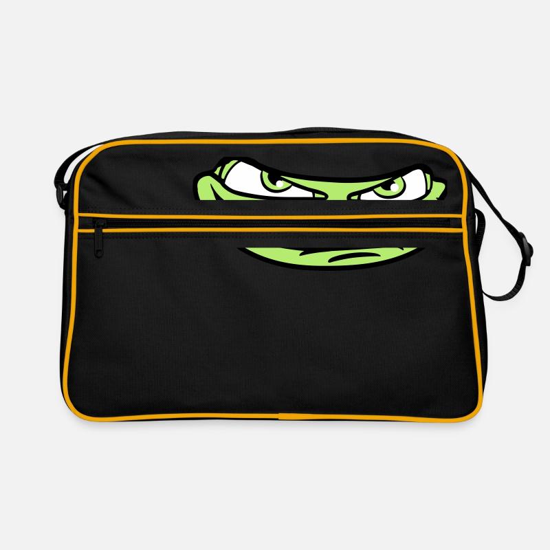 visage tête mal meme sourire drôle comique comique Sac Retro