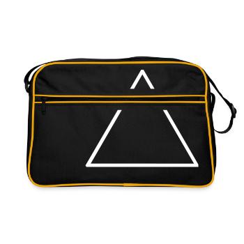 triangle - Retro Bag - black/gold - Front