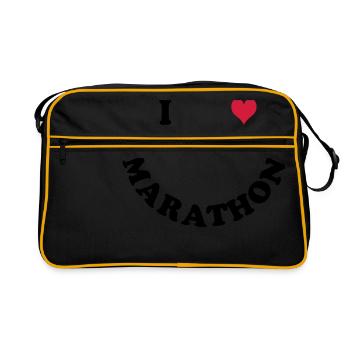Marathon - Retro Bag - black/gold - Front