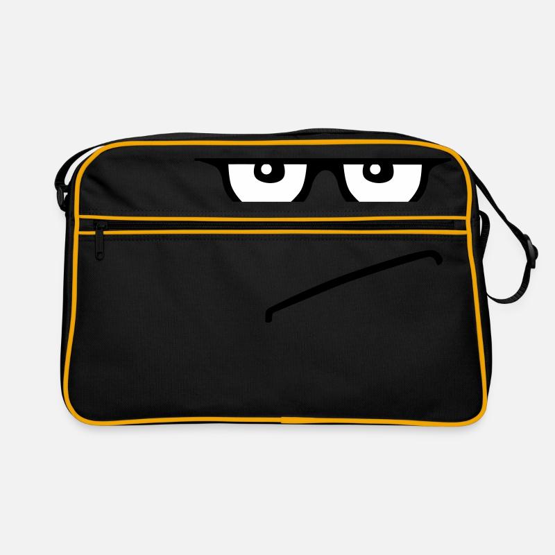grumpy - Sac Retro - noir/or