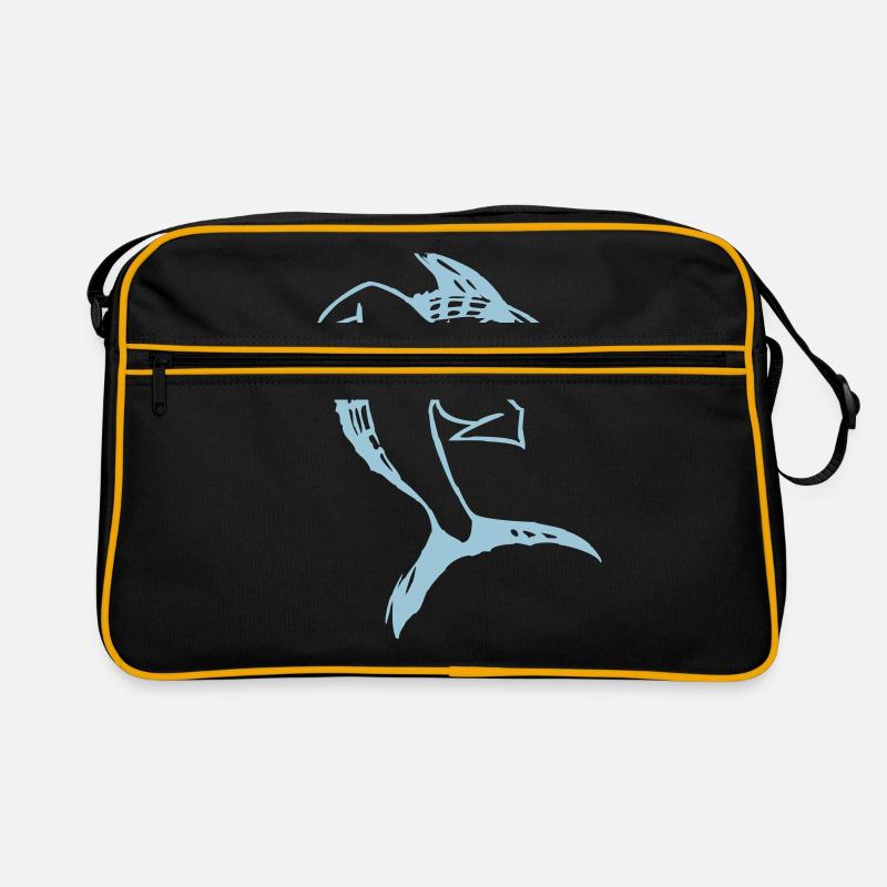 Shark fish swordfish Retro Bag