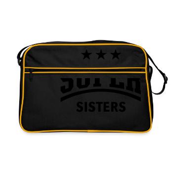 Super-Sœurs - Sac Retro - noir/or - Devant