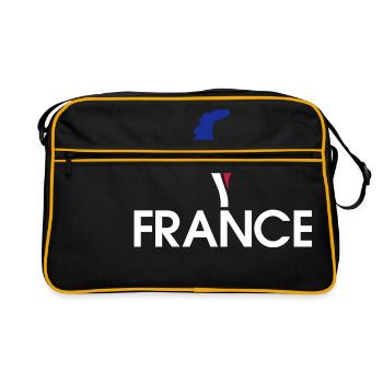France Coq - Sac Retro - noir/or - Devant