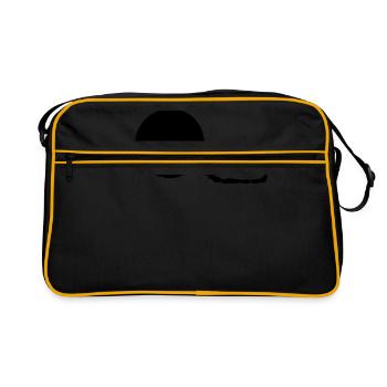 boulet chaine - Sac Retro - noir/or - Devant
