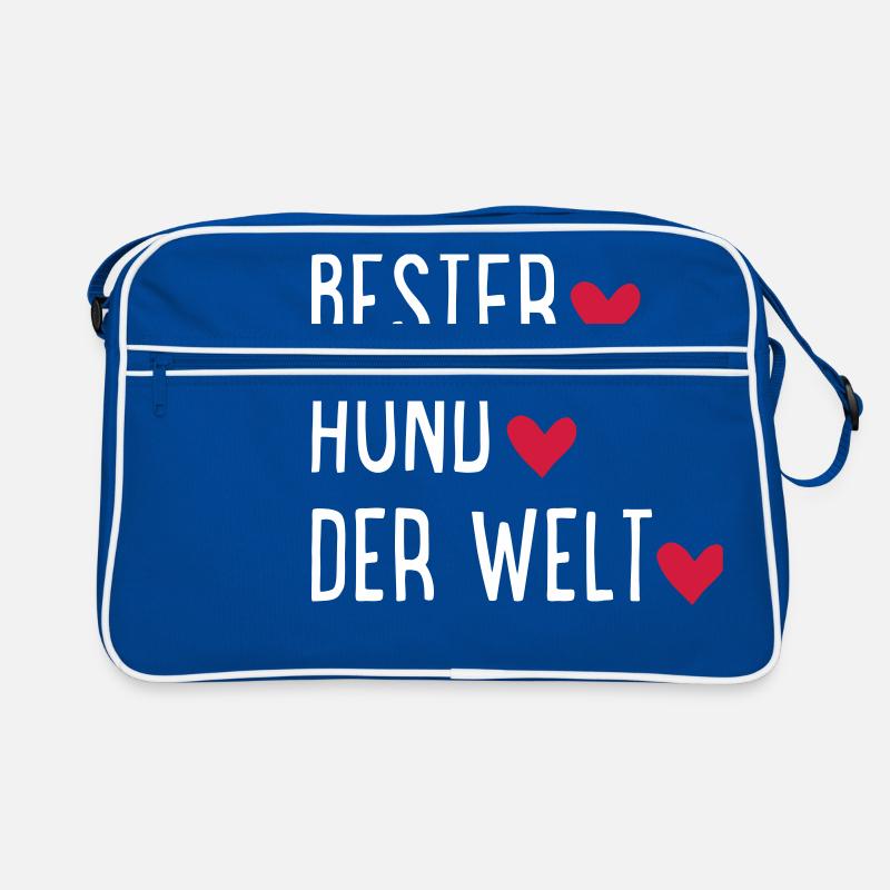 Bester Hund der Welt Retro Tasche