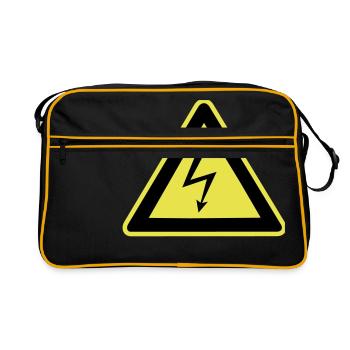 Haute tension - Sac Retro - noir/or - Devant