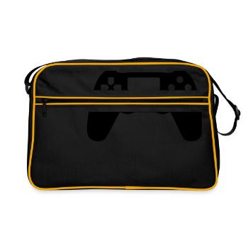 Gaming - Sac Retro - noir/or - Devant