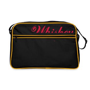 Whisky Coca Kola Cola logo police alcool whisky - Sac Retro - noir/or - Devant