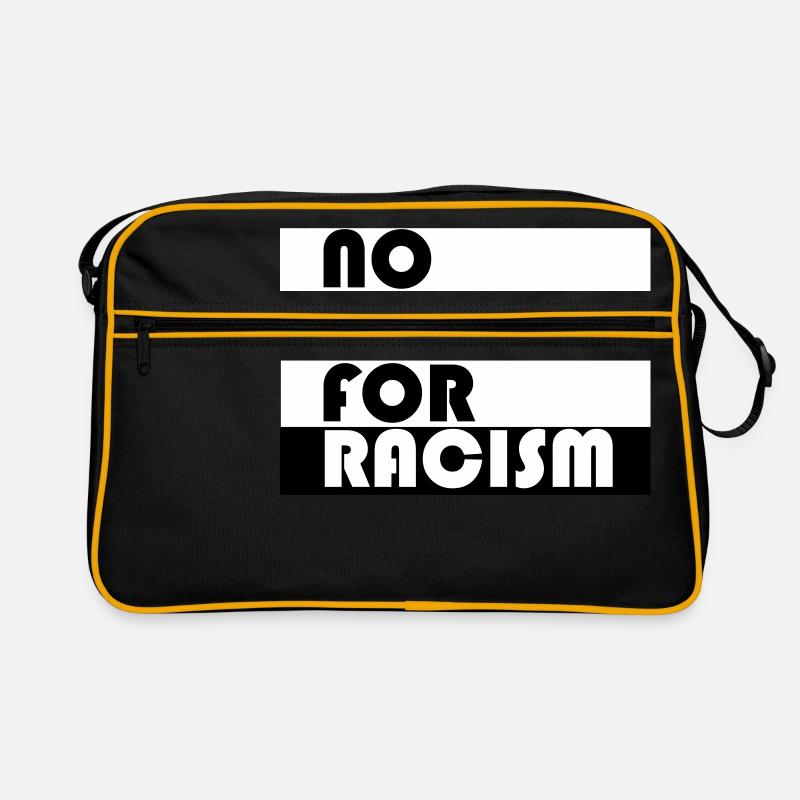 Pas de place pour le racisme Sac Retro