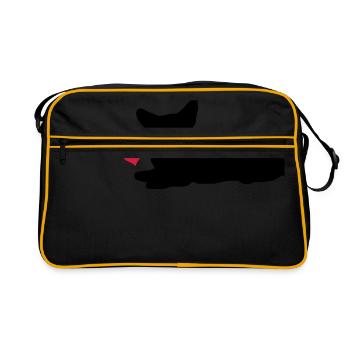Corgi - Retro Tasche - Schwarz/Gold - Vorne