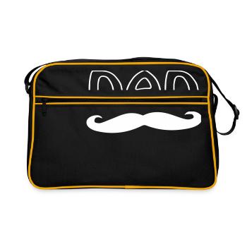 Father - Dad - Retro Bag - black/gold - Front
