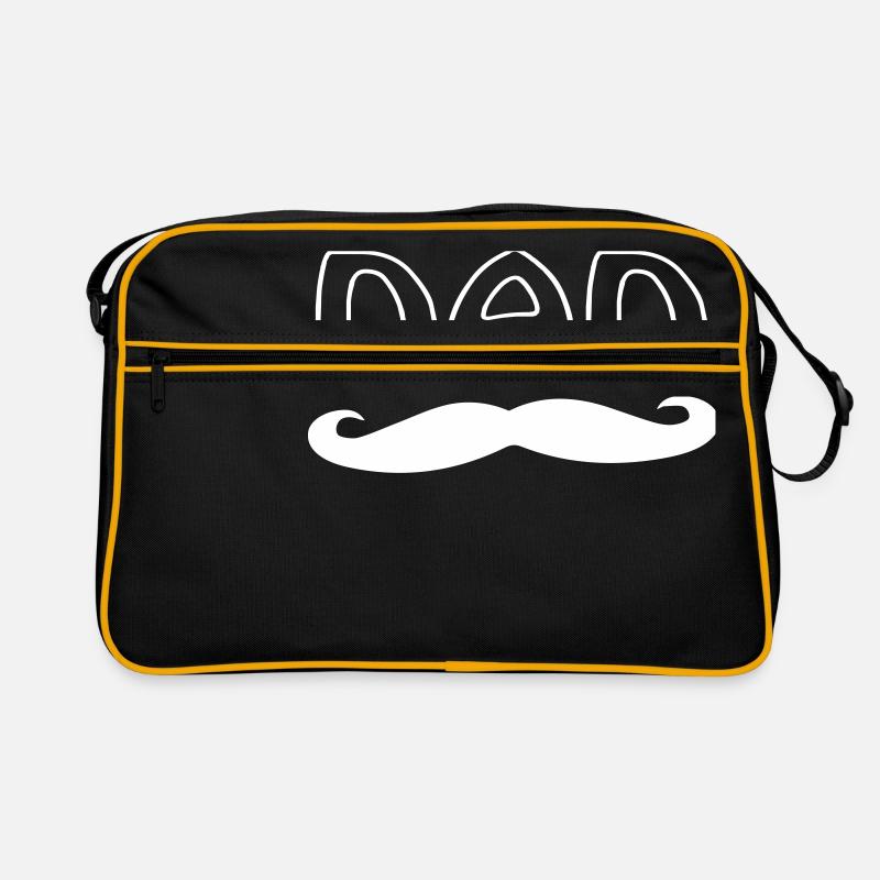 Father - Dad - Retro Bag - black/gold