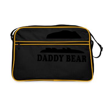 Ours papa - Sac Retro - noir/or - Devant