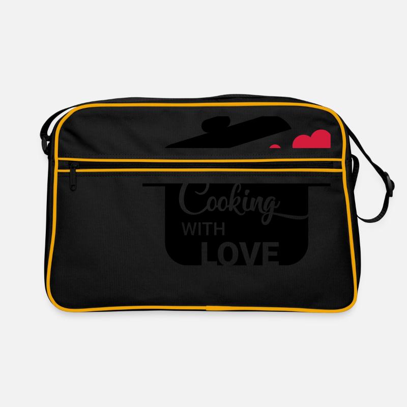 Cuisiner avec amour Sac Retro