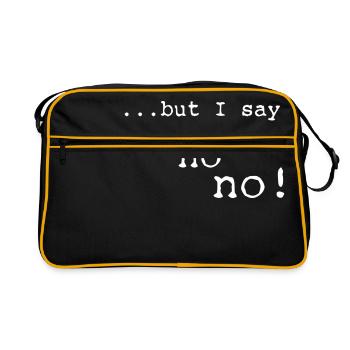 but i say no no no - Sac Retro - noir/or - Devant