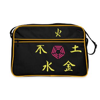 Five Elements - Sac Retro - noir/or - Devant