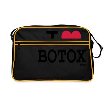 i love botox by wam - Sac Retro - noir/or - Devant