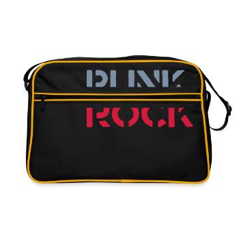 Punk Rock - Retro Tasche - Schwarz/Gold - Vorne