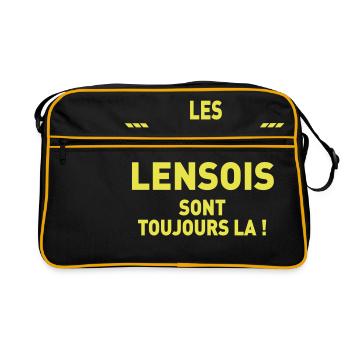 ch'tis_lensois - Sac Retro - noir/or - Devant