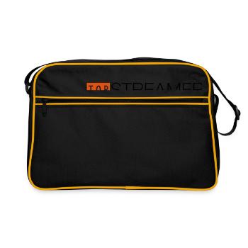 Top Streamer social media shirt - Sac Retro - noir/or - Devant