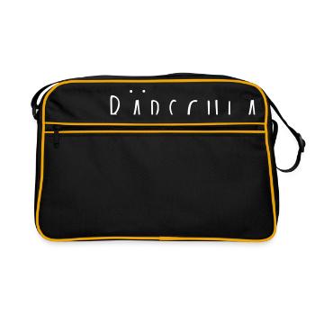 Bärschla - amatica - Retro Tasche - Schwarz/Gold - Vorne