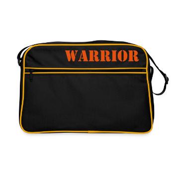 Warrior un jour - Sac Retro - noir/or - Devant